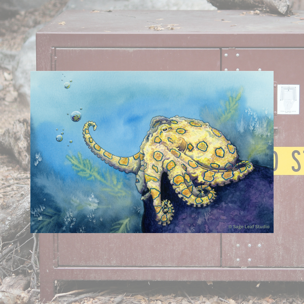 OSO Artists Orchard: Stay Curious Octopus Magnet