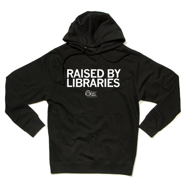 FOMPL: Raised by Libraries Pullover Hooded Sweatshirt