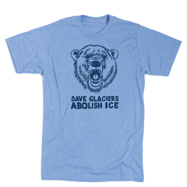 OSO Artists Orchard: Save Glaciers ABOLISH ICE Shirt