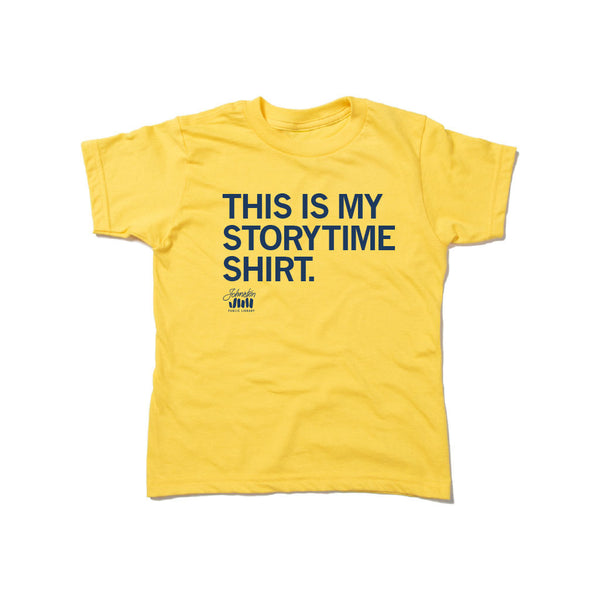 Johnston Public Library: This Is My Storytime Shirt Kids Shirt