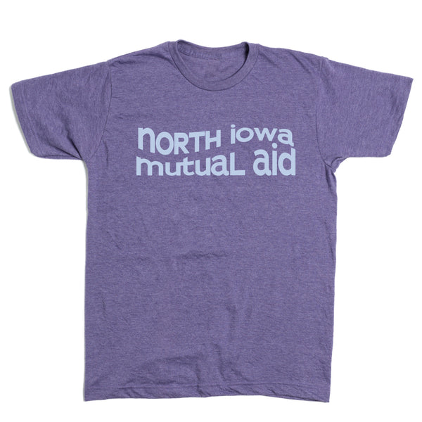 North Iowa Mutual Aid Wave Text Shirt