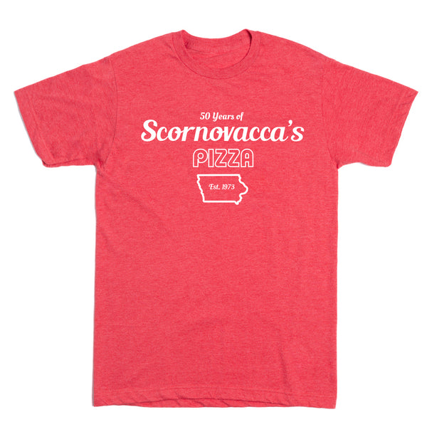 50 Years of Scornovacca's Pizza Shirt