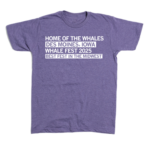 Whale Fest 2025: Home of the Whales Shirt