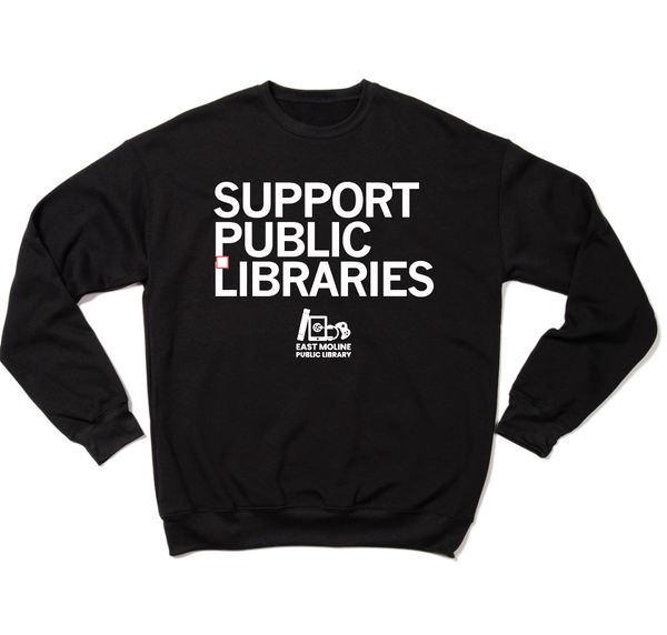 FOEMPL: Support Public Libraries Crewneck Sweatshirt