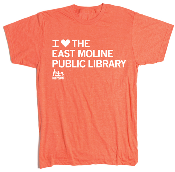 FOEMPL: I Heart the East Moline Public Library Shirt