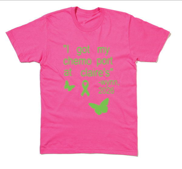 Go, Fight, Wynn!: Chemo Port Shirt