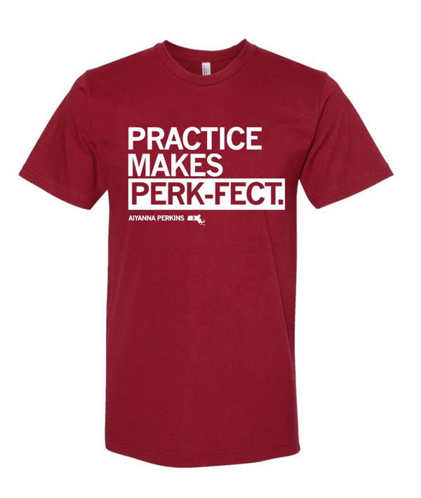 UMassketball: Aiyanna Perkins - Practice Makes Perk-Fect Shirt