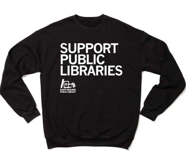 FOEMPL: Support Public Libraries Crewneck Sweatshirt