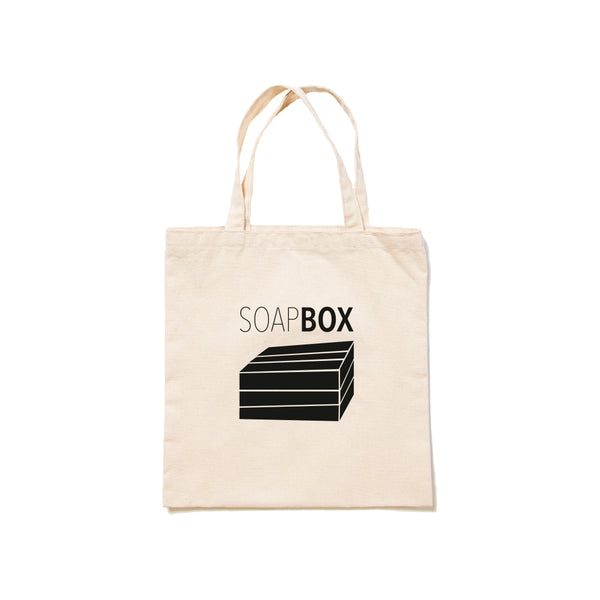 SoapBox Productions & Organizing Logo Tote Bag