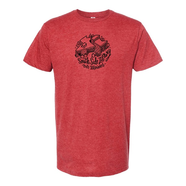 Des Moines Public Library 'South' Logo Shirt