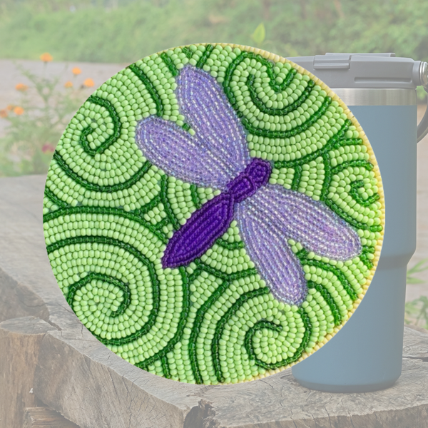 OSO Artists Orchard: Dragonfly beadwork sticker