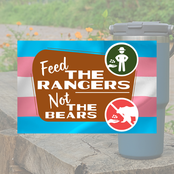 OSO Artists Orchard: Feed the Rangers Trans Pride sticker
