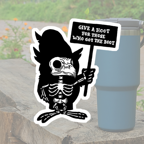 OSO Artists Orchard: Give a Hoot sticker
