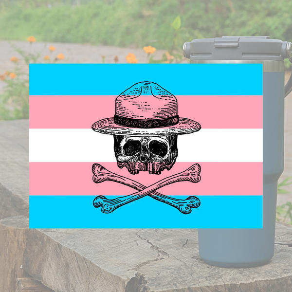 OSO Artists Orchard: Jolly Ranger Trans pride sticker