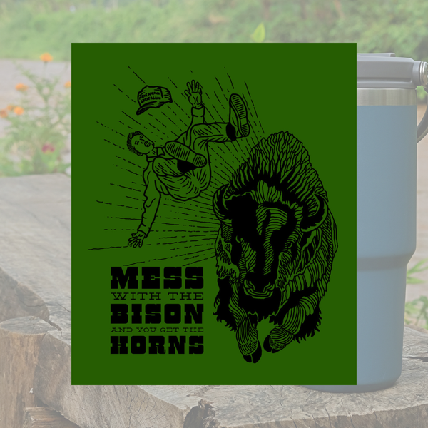 OSO Artists Orchard: Mess with the Bison Sticker