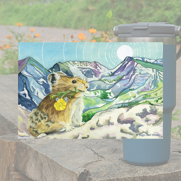 OSO Artists Orchard: Park beyond the pika Sticker