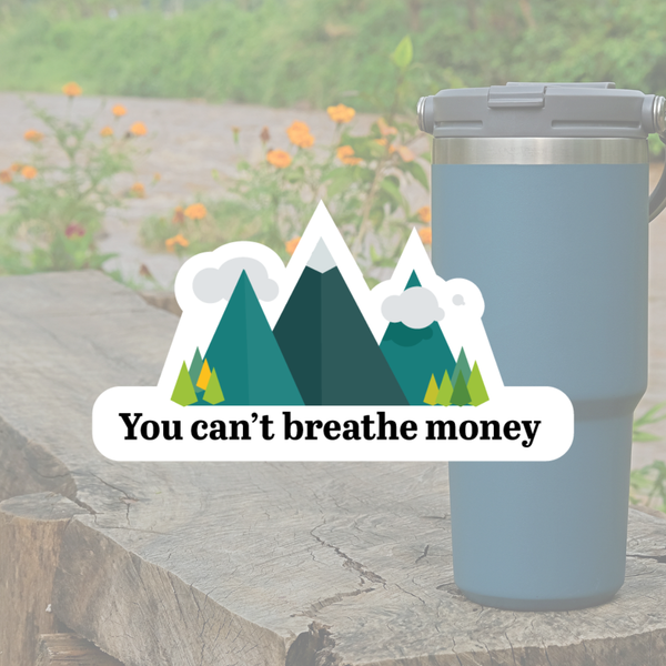 OSO Artists Orchard: You Can't Breathe Money sticker