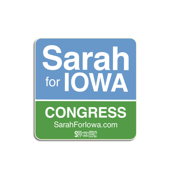 Sarah For Iowa Sticker