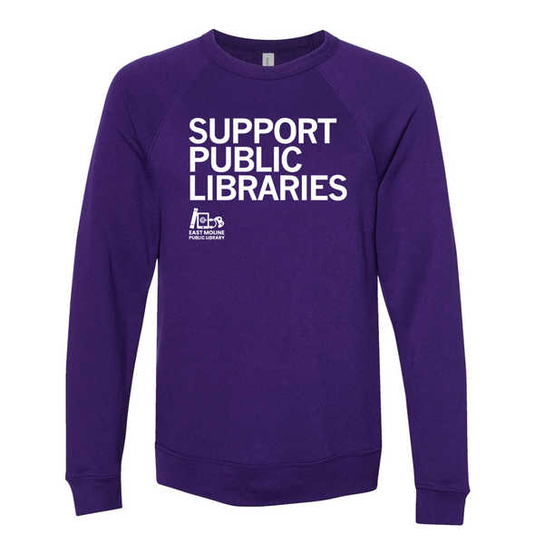 FOEMPL: Support Public Libraries Crewneck Sweatshirt