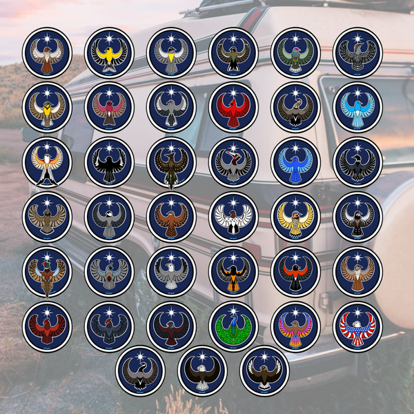 OSO Artists Orchard: Resistance birds Vehicle Magnets