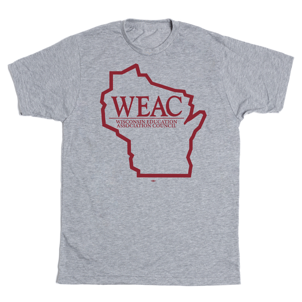 WEAC: Wisconsin State Outline Shirt