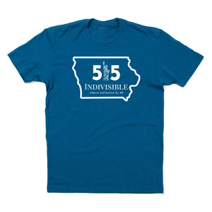 Indivisible 515 Logo Shirt - Cool Blue