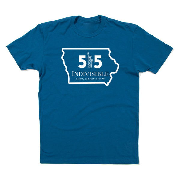 Indivisible 515 Logo Shirt - Cool Blue