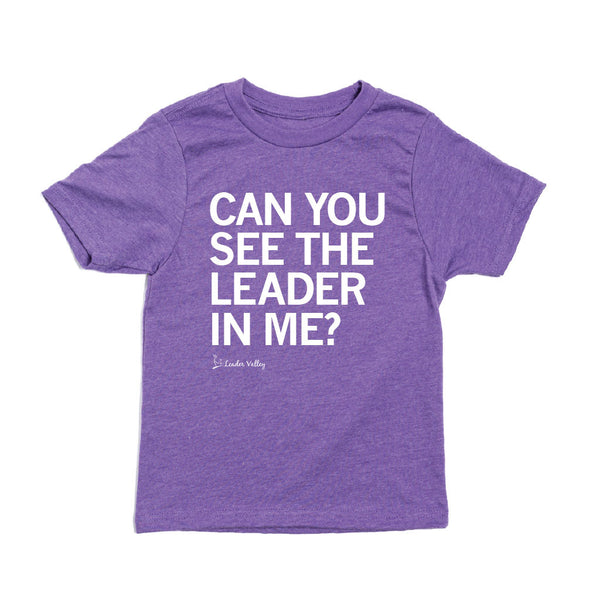 Leader Valley: Can You See The Leader In Me? Kids Shirt