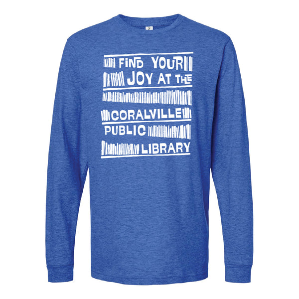 Coralville Public Library: Find Your Joy Long-Sleeve Shirt