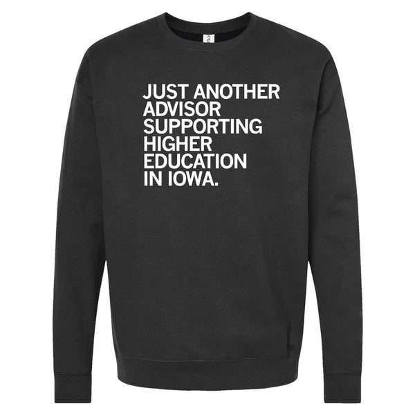 Iowa AAN: Just Another Advisor Supporting Crewneck Sweatshirt