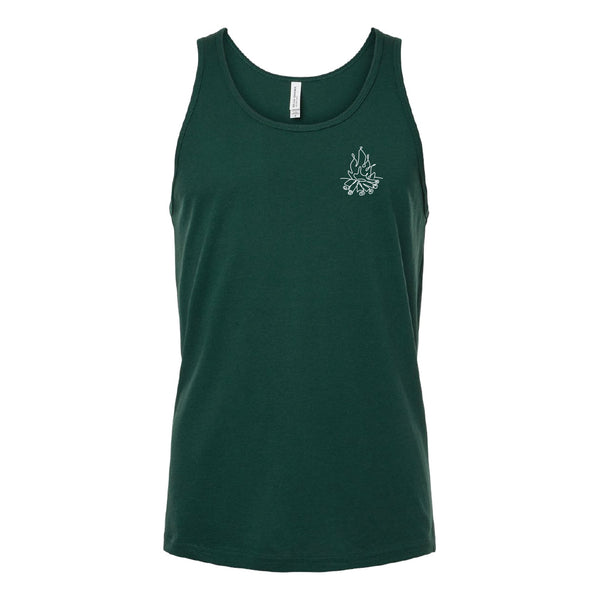 Girl Scouts Spirit of NE: Campfire Pocket Print Tank Top
