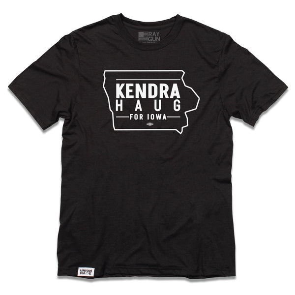Kendra Haug for Iowa: State Outline Shirt