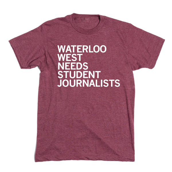 WWHJ: Waterloo West Needs Student Journalists Shirt