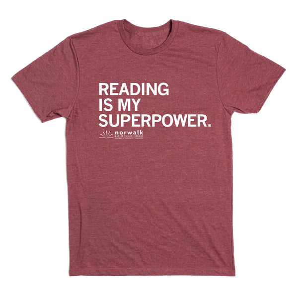 NEPLF: Reading is my Superpower Shirt