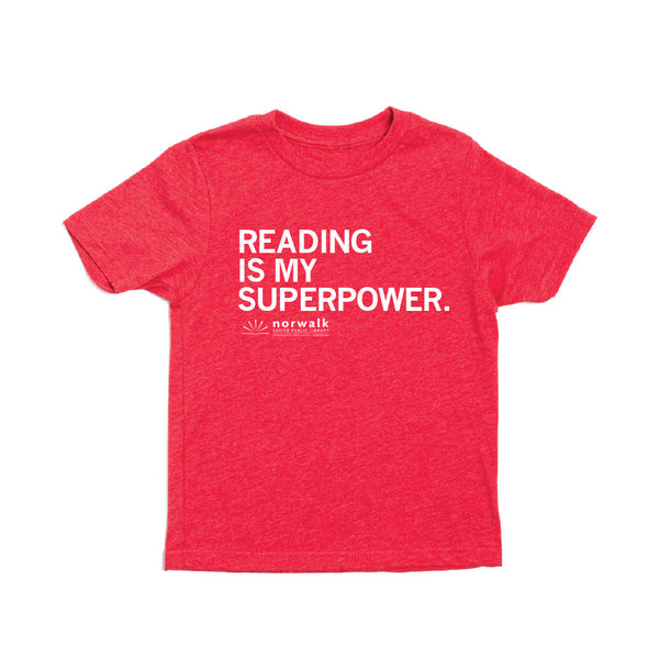 NEPLF: Reading is my Superpower Kids Shirt