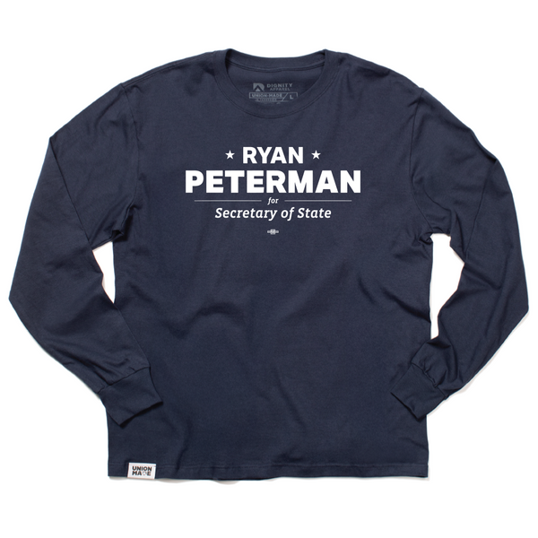 Ryan Peterman: Secretary of State Long Sleeve Shirt