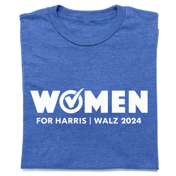 Women for Kamala Harris: Harris/ Walz Logo Shirt