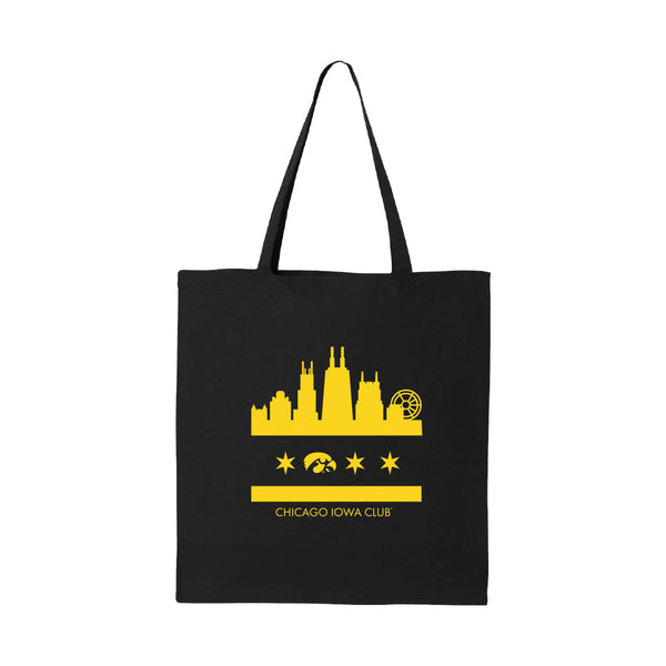 Chicago Iowa Club: Skyline Tote Bag