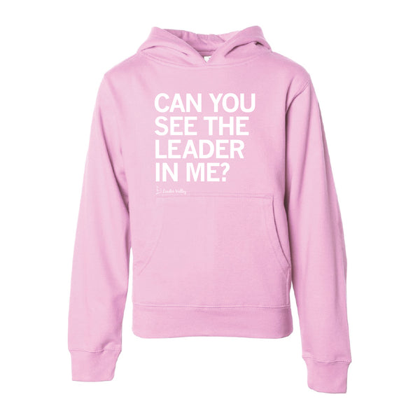 Leader Valley: Can You See The Leader In Me? Kids Hooded Sweatshirt