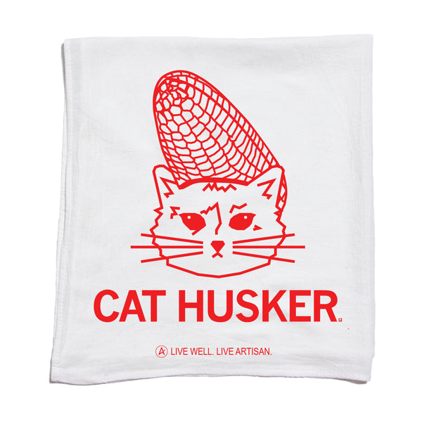 Artisan: Cat Husker Kitchen Towel