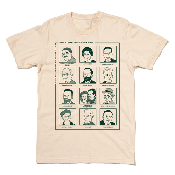 IACWS: Guide to Iowa's Conservation Icons Shirt