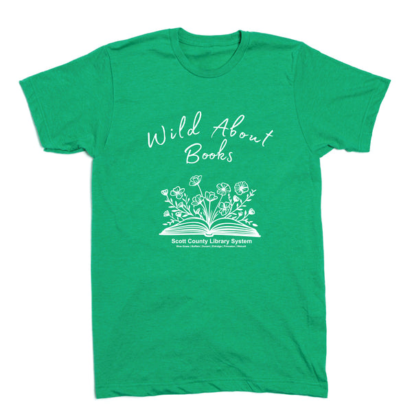Scott County Library: Wild About Books Shirt