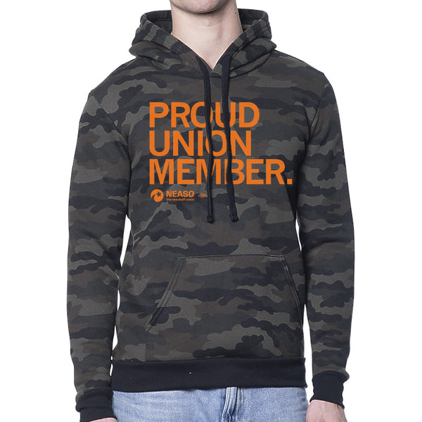 NEASO Proud Union Member Camo Hooded Sweatshirt