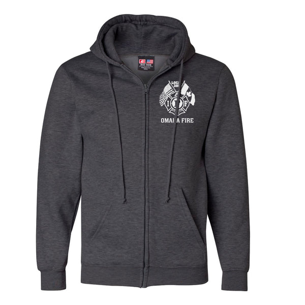 Local 385: Omaha Fire & Rescue Zip-Up Hooded Sweatshirt