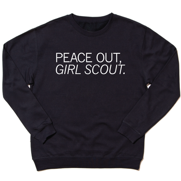 Girl Scouts Spirit of NE: Peace Out, Girl Scout Crewneck Sweatshirt