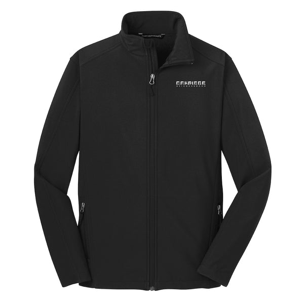 Oakridge Neighborhood: Pocket Logo Soft Shell Jacket
