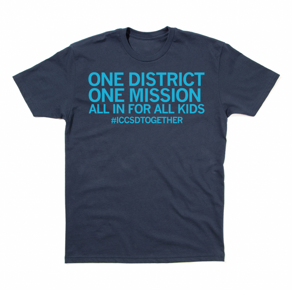 IC Schools: One District One Mission Shirt