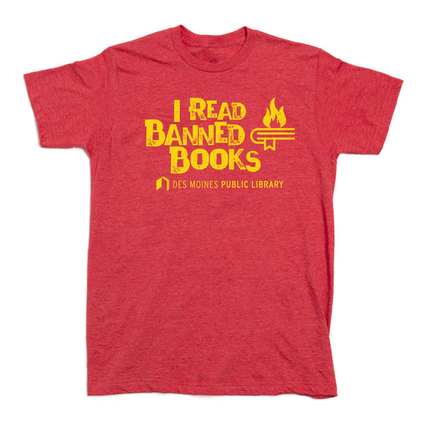 I Read Banned Books Flame Shirt