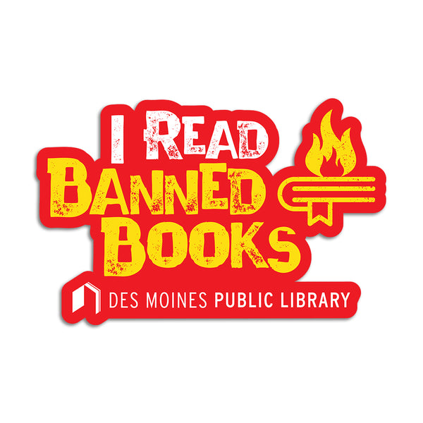 I Read Banned Books Sticker