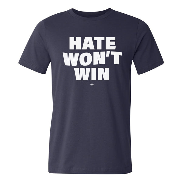 Hate Won't Win Bold Shirt